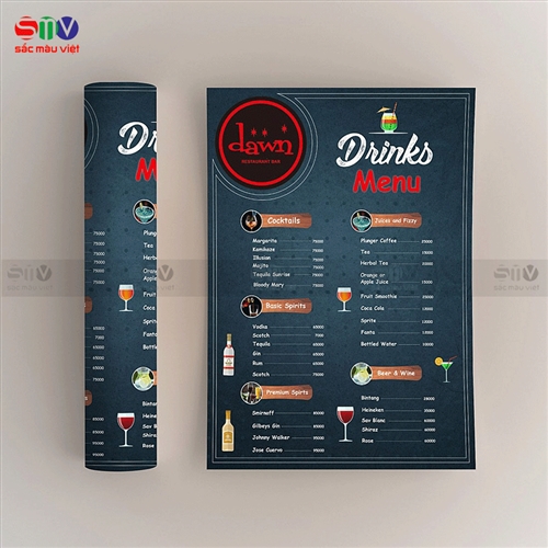 3 Ưu điểm vượt trội khi in menu giấy nhựa 