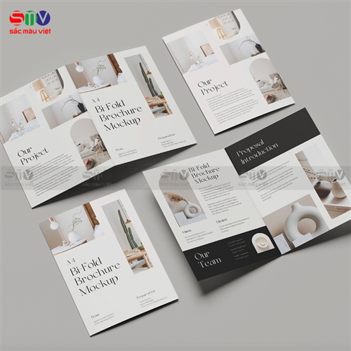 Chi tiết quy cách in brochure gấp 2