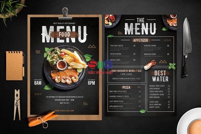 Dịch vụ in menu nhà hàng, quán ăn chất lượng số 1 Hà Nội