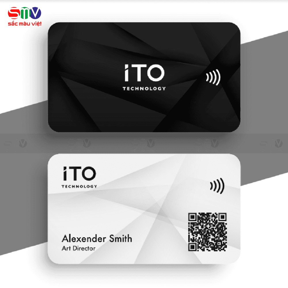 In card visit mã QR -  Hiện đại hơn - Tiện ích hơn