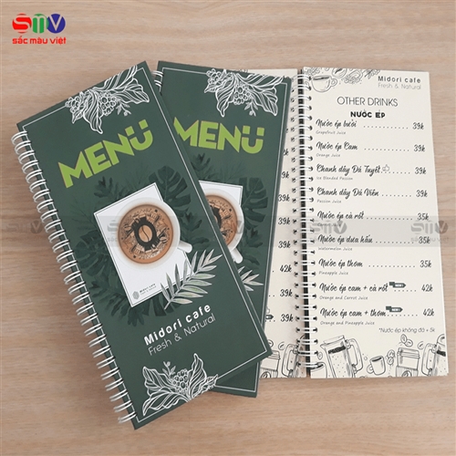 In menu cuốn lò xo bền đẹp - tiện lợi với 5 lưu ý sau