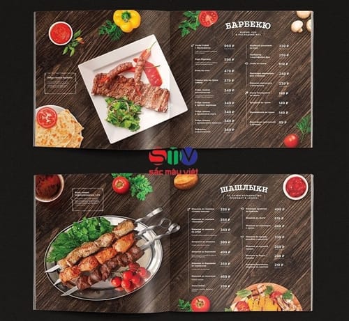 In menu quán nhậu sang trọng như thế nào?