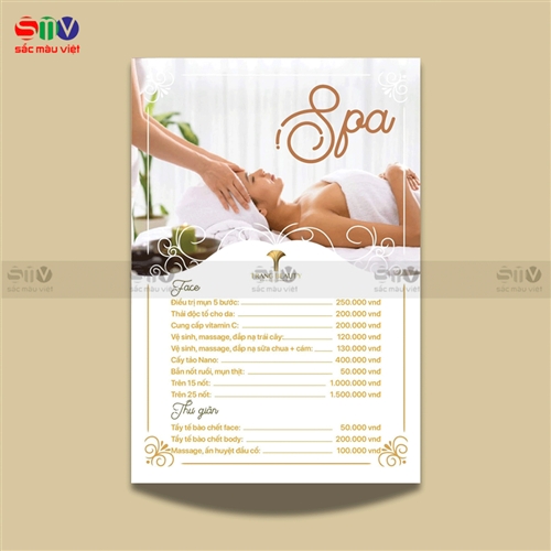 In menu spa: Có mấy kiểu? Spa nào hợp menu kiểu nào?