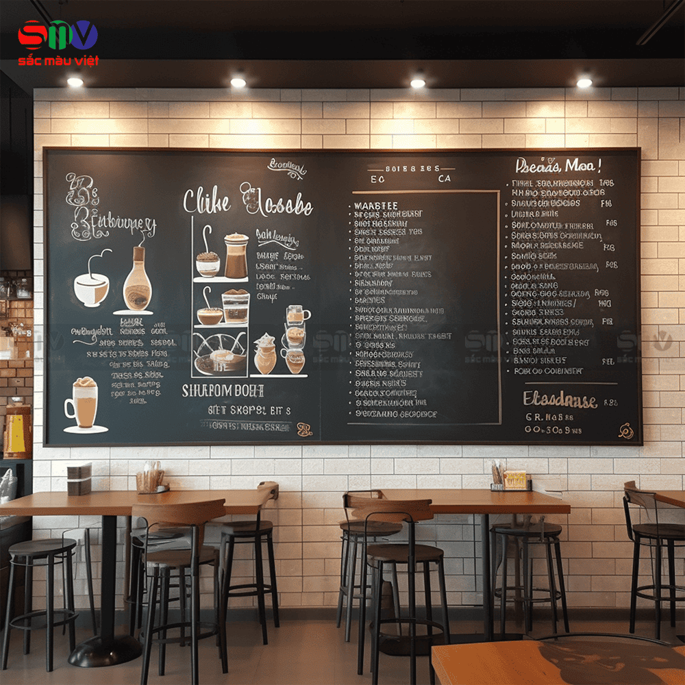 Lưu ý gì khi dùng menu dán tường?