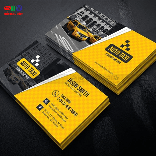 Mẫu card visit taxi uy tín dành cho các bác tài