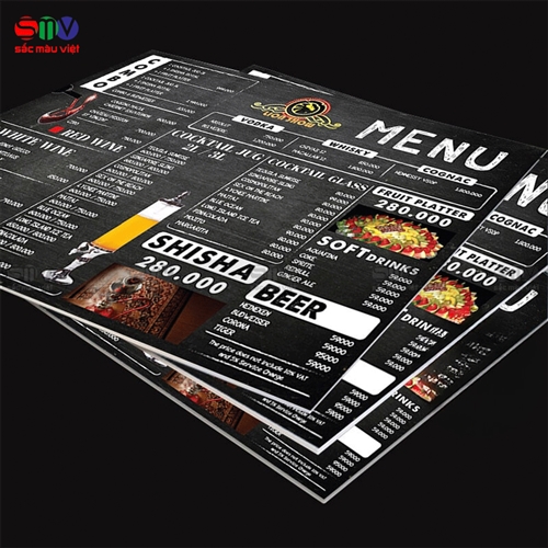 Menu bồi formex là gì? Ưu điểm và báo giá in cụ thể?