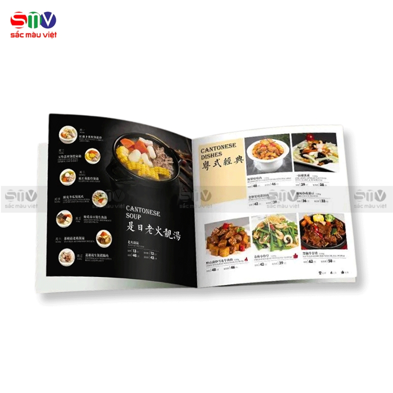 Menu nhà hàng