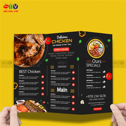 Tất tần tật những điều bạn cần biết khi in menu số lượng ít