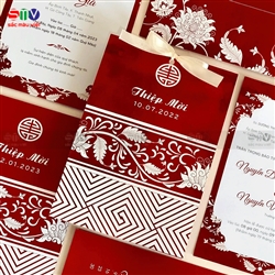 10+ mẫu thiệp cưới đỏ đẹp dành cho các cặp đôi 