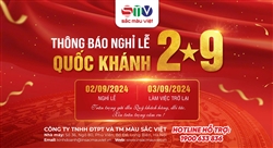 THÔNG BÁO NGHỈ LỄ QUỐC KHÁNH 2/9/2024